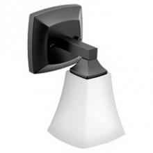 Moen YB5161BL - Matte Black One Globe Bath Light