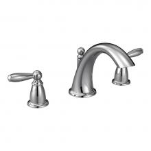 Moen T4943 - Brantford 2-Handle Deck-Mount Roman Tub Faucet Trim Kit in Chrome (Valve Sold Separately)