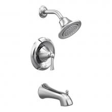 Moen T4503 - Wynford Single-Handle 1-Spray Posi-Temp Tub and Shower Faucet Trim Kit in Chrome (Valve Sold Separ