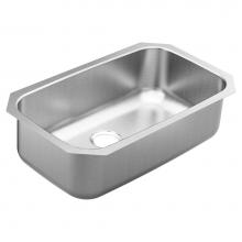 Moen GS18165B - 18000 Series 30-inch 18 Gauge Undermount Single Bowl Stainless Steel Kitchen Sink, 9-inch Depth