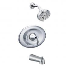 Moen T2139EP - Eva Posi-Temp Eco-Performance Tub and Shower Trim Kit, Valve Required, Chrome