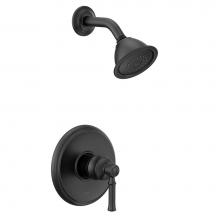 Moen T2182EPBL - Dartmoor 1-Handle Eco-Performance Posi-Temp Shower Trim Kit in Matte Black