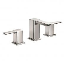 Moen TS6720 - 90 Degree 8 in. Widespread 2-Handle Mid-Arc Bathroom Faucet Trim Kit in Chrome (Valve Sold Separat