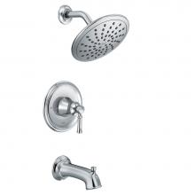 Moen T2283EP - Dartmoor Posi-Temp Rain Shower Single-Handle Tub and Shower Faucet Trim Kit in Chrome (Valve Sold