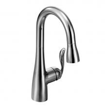 Moen 5995 - Arbor One-Handle High Arc Pulldown Single Mount Bar Faucet with Reflex, Chrome