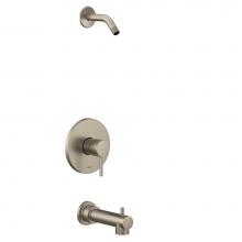 Moen UT2193NHBN - Align M-CORE 2-Series 1-Handle Tub and Shower Trim Kit in Brushed Nickel (Valve Sold Separately)