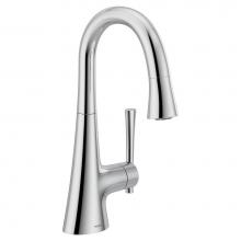 Moen 6126 - Kurv Chrome One-Handle High Arc Bar Faucet