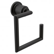 Moen YB0886BL - Matte Black Towel Ring