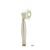 Brushed nickel eco-performance handshower