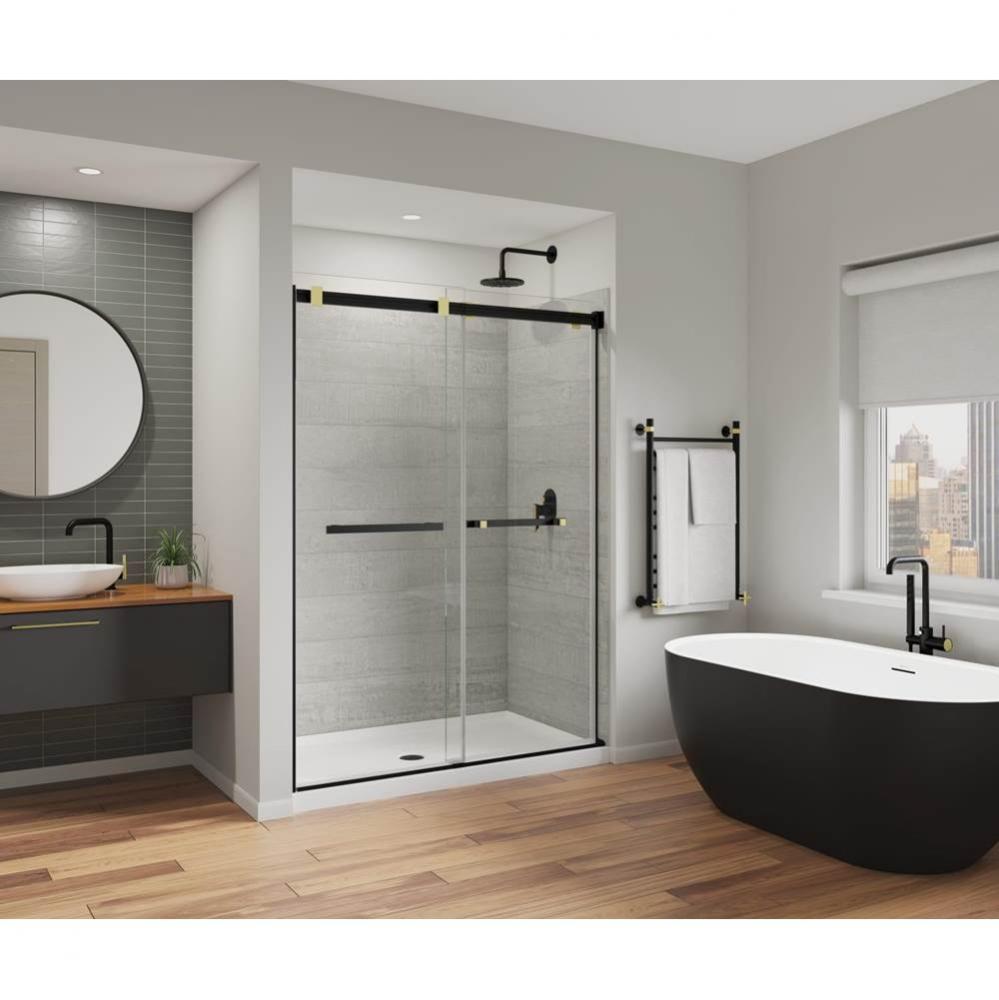 Duel Alto 56-59 X 78 in. 8mm Bypass Shower Door for Alcove Installation with GlassShield&#xae; gla