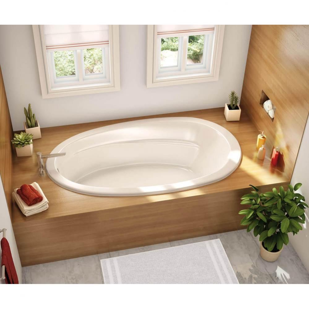 Talma 7242 Acrylic Drop-in End Drain Bathtub in White