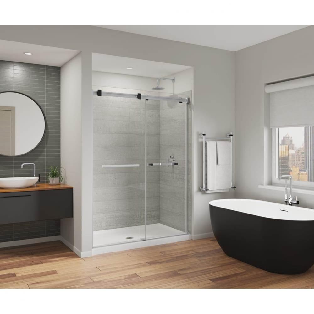 Duel Alto 56-59 X 78 in. 8mm Bypass Shower Door for Alcove Installation with GlassShield&#xae; gla