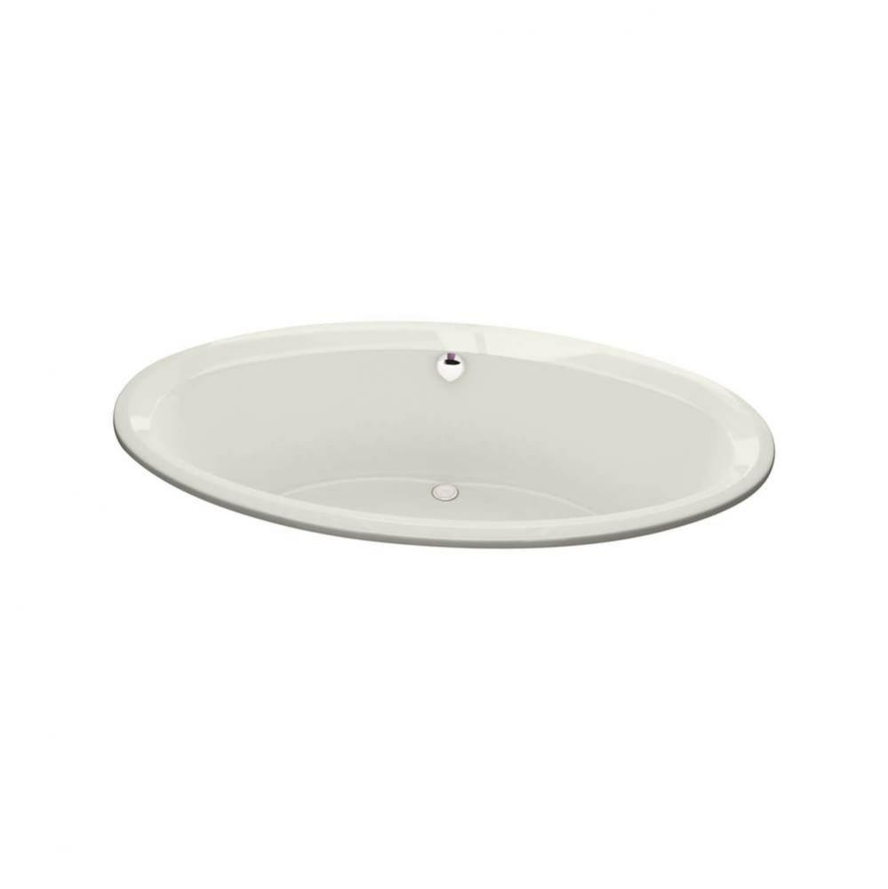 Tympani 72 x 42 Acrylic Drop-in Center Drain Bathtub in Biscuit