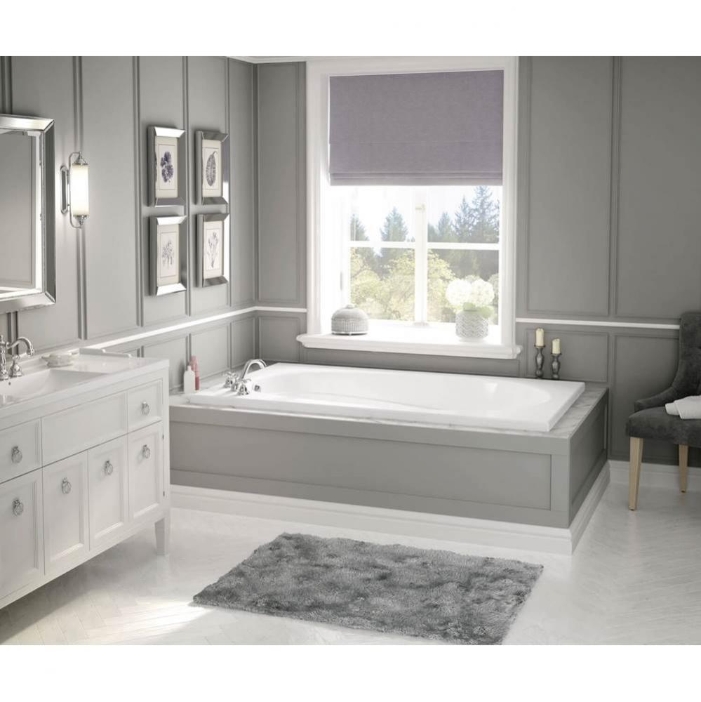 Talisman 71.375 in. x 42 in. Drop-in Bathtub with Combined Whirlpool/Aeroeffect System End Drain i