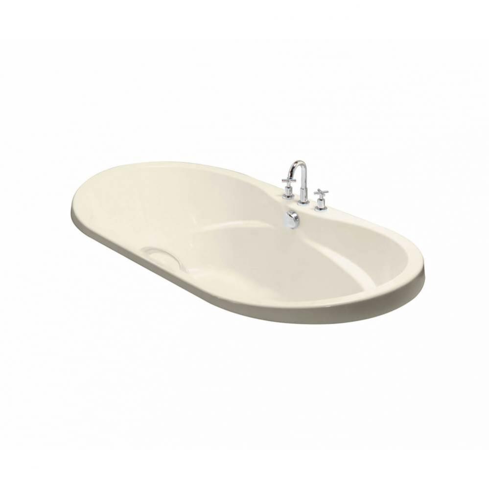 Living 6042 Acrylic Drop-in Center Drain Hydromax Bathtub in Bone