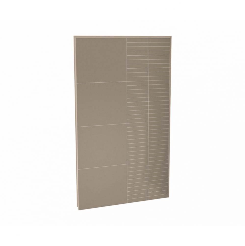 Utile 48 in. Composite Direct-to-Stud Back Wall in Erosion Taupe