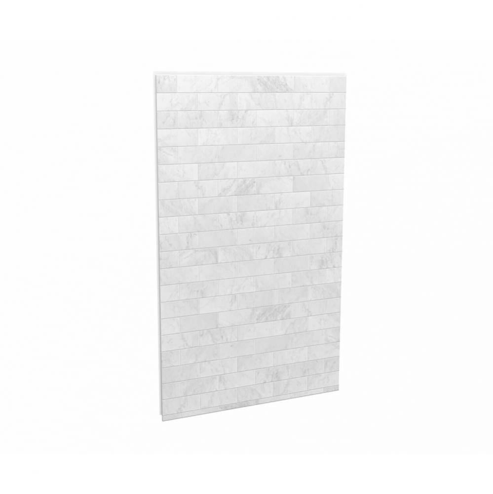 Utile 48 in. Composite Direct-to-Stud Back Wall in Marble Carrara