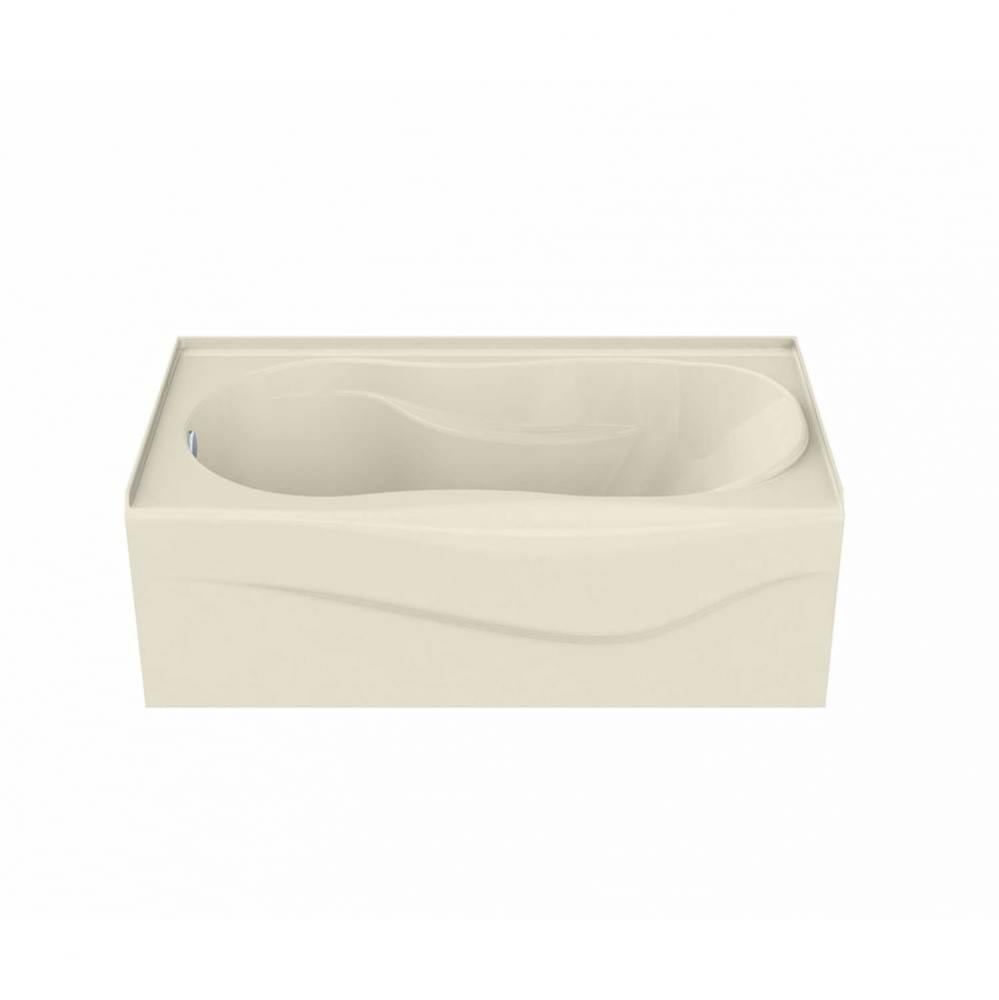 Murmur A 59.875 in. x 33.375 in. Alcove Bathtub with Hydrosens System Right Drain in Bone