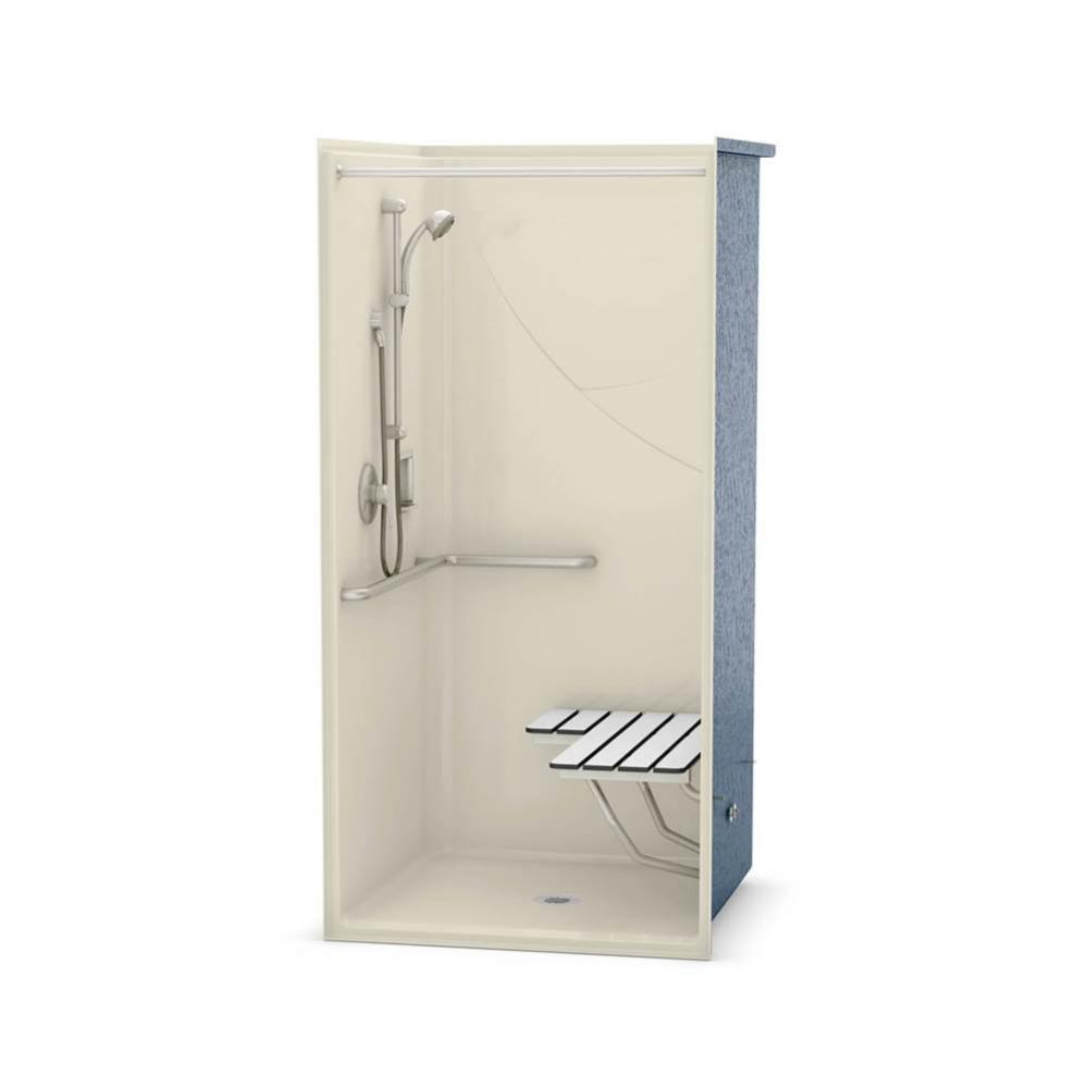 OPS-3636-RS-RS COMPLETE ACCESSIBILITY PACKAGE 36 in. x 36 in. x 76.625 in. 1-piece Shower with Rig