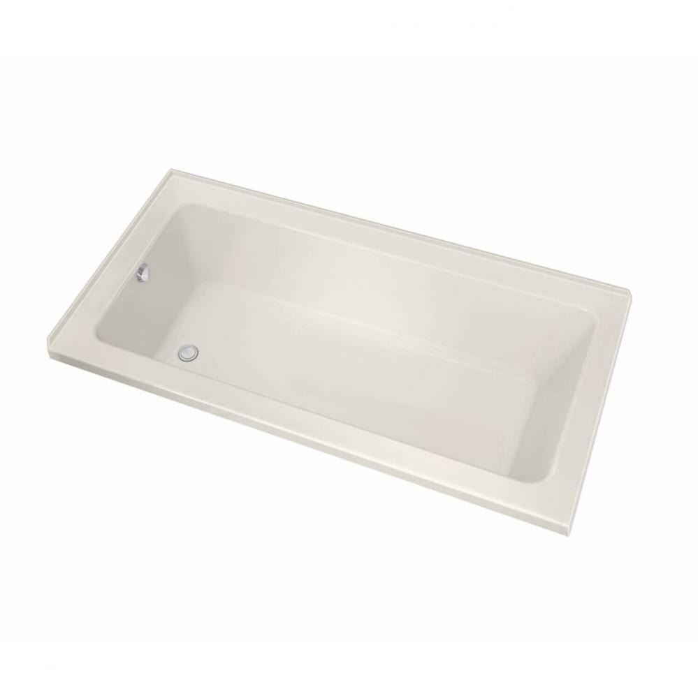 Pose Acrylic Corner Left Left-Hand Drain Aeroeffect Bathtub in Biscuit