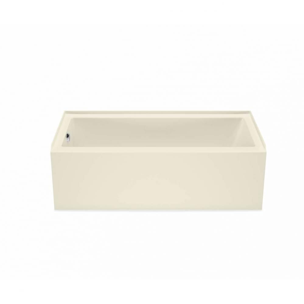 Bosca IFS 59.75 in. x 30 in. Alcove Bathtub with Right Drain in Bone