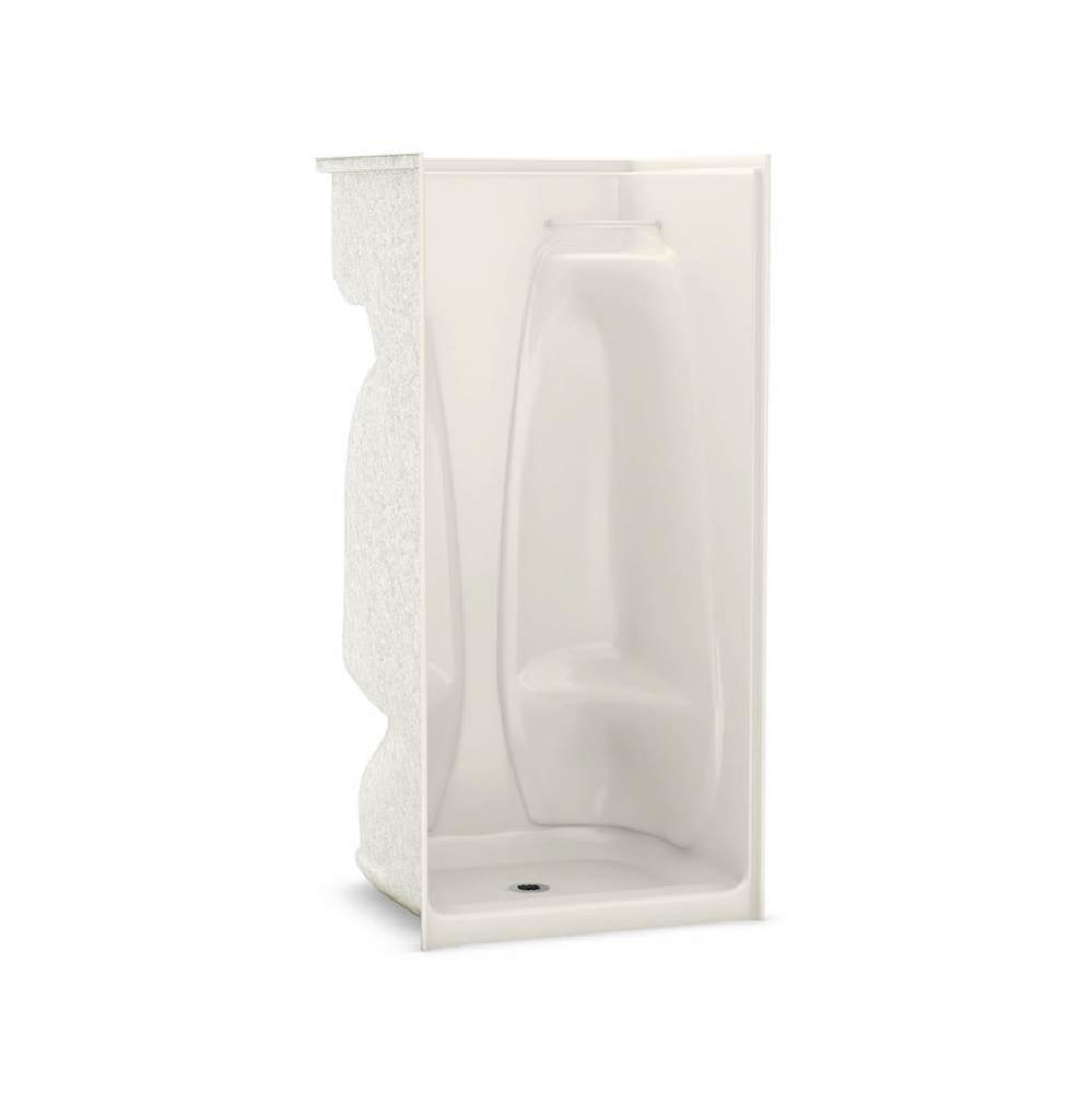 ACSH-36 36 in. x 33.25 in. x 75 in. 1-piece Shower with No Seat, Center Drain in Biscuit