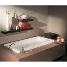 Maax 102787-054-001-100 - Aiiki 6636 Acrylic Drop-in End Drain Hydrofeel Bathtub in White