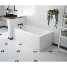 Maax 106812-000-002-102 - Mackenzie Corner 6030 AFR AcrylX Corner Right-Hand Drain Bathtub in White