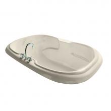 Maax 101059-004-004-100 - Calla 7242 Acrylic Drop-in Center Drain Hydromax Bathtub in Bone