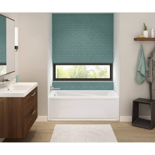 Maax 106172-L-103-001 - Exhibit 6036 IFS Acrylic Alcove Left-Hand Drain Aeroeffect Bathtub in White