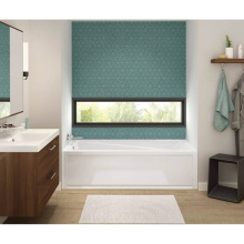 Maax 106183-003-001-002 - Exhibit 7236 IFS Acrylic Alcove Right-Hand Drain Whirlpool Bathtub in White