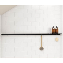 Maax 107655-000-340-000 - Manhattan 57 in. Long Shelf in Matte Black