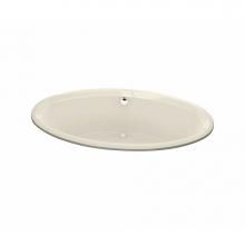 Maax 100028-097-004 - Tympani 72 x 42 Acrylic Drop-in Center Drain Combined Whirlpool & Aeroeffect Bathtub in Bone