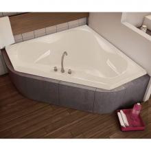 Maax 100053-000-001 - Tryst 59.25 in. x 59.25 in. Corner Bathtub with Center Drain in White