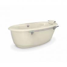 Maax 100084-094-004 - Souvenir With Apron 71.75 in. x 43.625 in. Freestanding Bathtub with Combined Hydromax/Aerofeel Sy