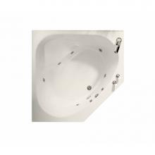 Maax 100875-000-007 - Tandem 54.125 in. x 54.125 in. Corner Bathtub with Without tiling flange, Center Drain Drain in Bi