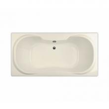 Maax 101227-108-004 - Cambridge 71.5 in. x 35.75 in. Drop-in Bathtub with Aerosens System Center Drain in Bone