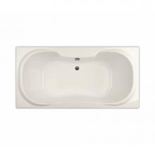 Maax 101227-109-007 - Cambridge 71.5 in. x 35.75 in. Drop-in Bathtub with Combined Hydrosens/Aerosens System Center Drai