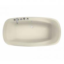 Maax 101318-055-004 - Eterne 7242 Acrylic Drop-in Center Drain Aerofeel Bathtub in Bone