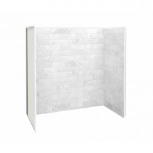 Maax 103424-307-508 - Utile 6030 Composite Direct-to-Stud Three-Piece Tub Wall Kit in Marble Carrara