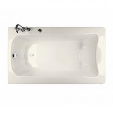 Maax 105311-L-055-007 - Release 6036 Acrylic Drop-in Left-Hand Drain Aerofeel Bathtub in Biscuit