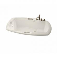 Maax 105313-094-007 - Release 72 in. x 36 in. Drop-in Bathtub with Combined Hydromax/Aerofeel System Center Drain in Bis