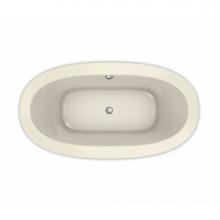 Maax 105462-108-004 - Reverie 66 in. x 36 in. Drop-in Bathtub with Aerosens System Center Drain in Bone