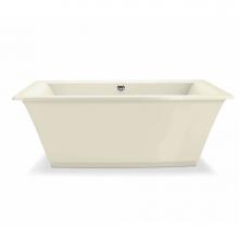 Maax 105742-000-004 - Optik F 66 in. x 36 in. Freestanding Bathtub with Center Drain in Bone