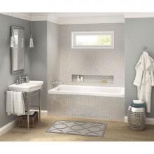 Maax 106198-R-103-001 - Pose 6030 IF Acrylic Alcove Right-Hand Drain Aeroeffect Bathtub in White