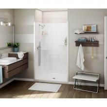 Maax 107005-000-001 - ALLIA SH-4834 Acrylic Alcove Center Drain One-Piece Shower in White