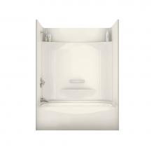 Maax 145007-R-000-007 - KDTS AFR 59.875 in. x 30.125 in. x 79.625 in. 4-piece Tub Shower with Right Drain in Biscuit