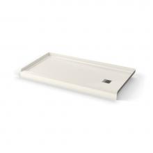 Maax 420035-R-541-007 - B3 Base 6034 Square Drain Stabili-T, Alcove Biscuit