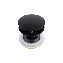 Maax 10037678-340 - Bathtub Pop-Up Metal Drain in Matte Black