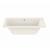 Optik 7242 Acrylic Undermount Center Drain Combined Hydrofeel & Aerofeel Bathtub in Biscuit